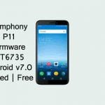 Symphony P11 Firmware Flash File MT6735 | Tested | Free