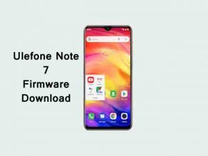 Ulefone Note 7 Firmware
