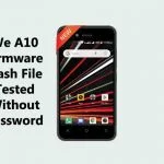 We A10 Firmware Flash File