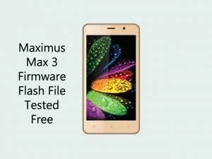 Maximus Max 3 Firmware Flash File