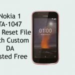 Nokia 1 TA-1047 8.1 FRP Reset File Tested | Free