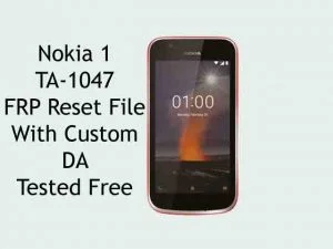 Nokia 1 TA-1047 FRP Bypass File