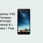 Symphony V96 Firmware Flash File MT6580 8.1 Tested | All Version Free