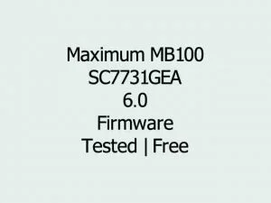 Maximum MB100 Firmware