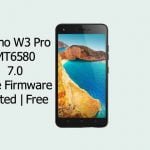 Tecno W3 Pro Care Firmware Flash File MT6580 | Tested Free