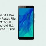 Itel S11 Pro FRP Reset File MT6580 8.1 Tested | Free