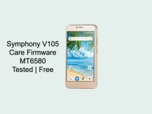 Symphony V105 Firmware Flash File