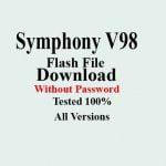 Symphony V98 Firmware [Flash File] Download Without Password/100% Tested File