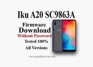 Iku A20 Firmware SC9863A Latest File Download Without Password