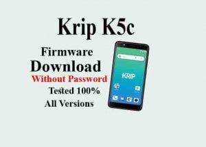 KRIP K5c Firmware Latest Update Without Password