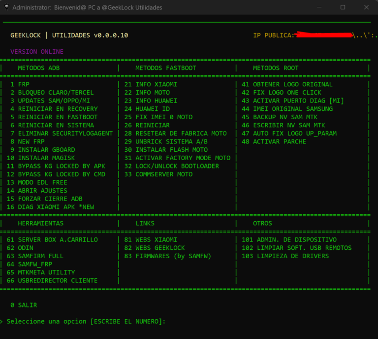 Download GEEKLOCK UTILIDADES v0.0.0.10 Tool Free 2023