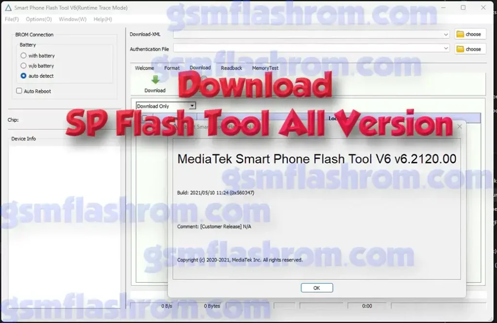 Download SP Flash Tool v6.2120 For Windows All Version gsmflashrom 1