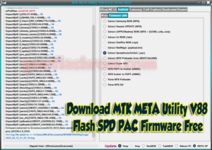 Download MTK META Utility V88 Flash SPD PAC Firmware Free gsmflashrom