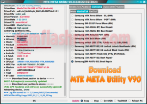 Download MTK META Utility V90 Flash SPD PAC Firmware Free