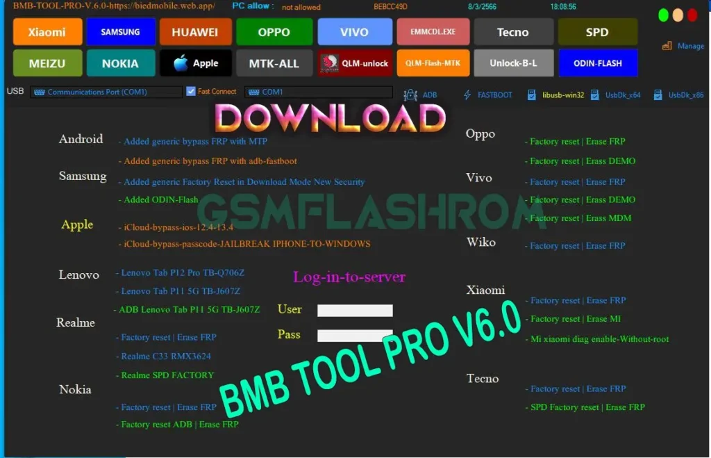 BMB Tool Pro v6.0 The Ultimate Solution for Unlocking Your Smartphone gsmflashrom