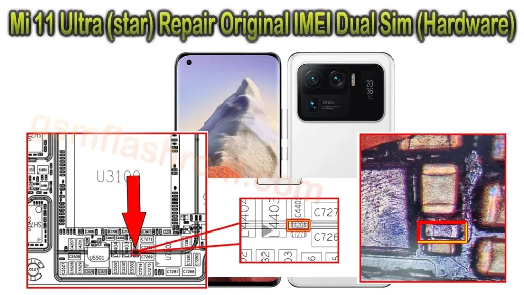 Mi 11 Ultra (star) Repair: Original IMEI Dual Sim (Hardware)