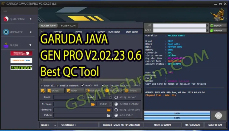 Download GARUDA JAVA GEN PRO V2.02.23 0.6 Best QC Tool