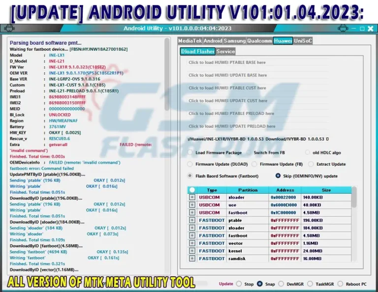 [Update] Android Utility V101 MTK Powerful and best tool of 2023