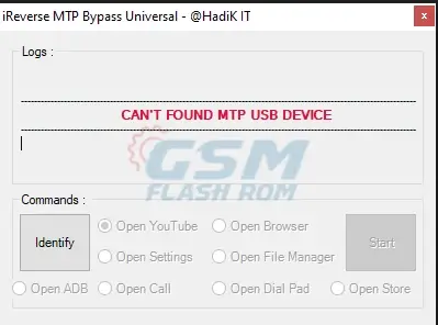 iReverse MTP Bypass Universal Tool