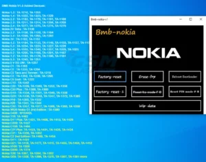 Download Free BMB Nokia FRP Tool V1 for Pattern and FRP Removal