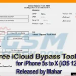 Free iCloud Bypass Tool 2023 for iPhone 5s to X (iOS 12-14) Released by Mahar