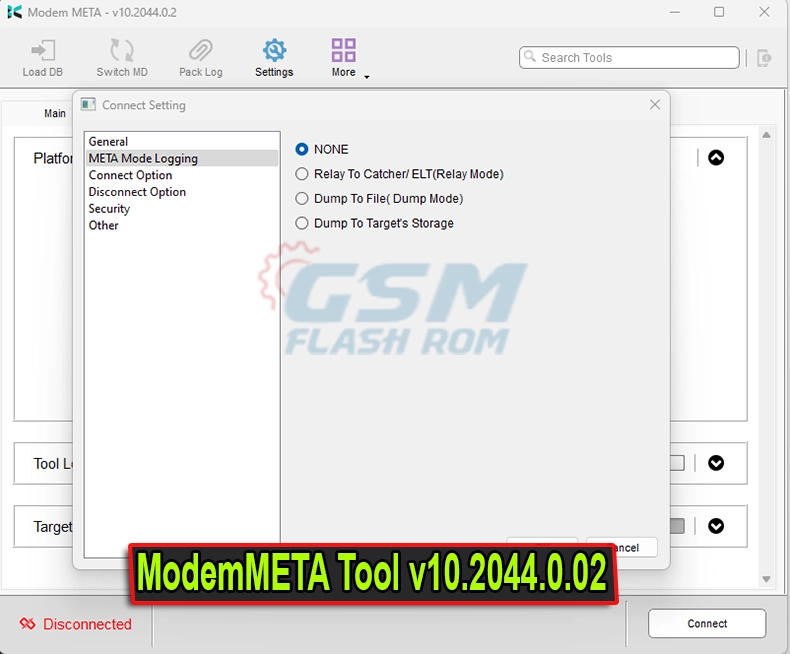 ModemMETA Tool v10.2044.0.02 2023