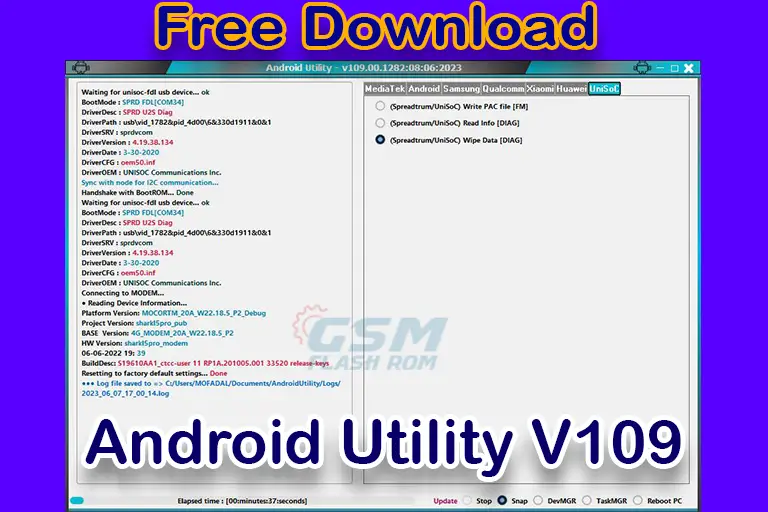 Free Download Android Utility V109 Fixed Samsung FRP browser in MTP