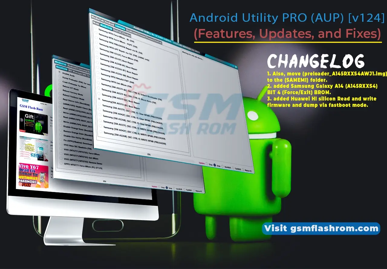 (Free Download) Android Utility PRO (AUP) - [v124.00.204404122023]