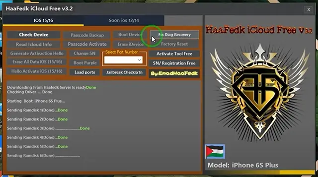 (Free Download) Haafedk Free Tool v3.2 for Bypass iCloud Activation iOS 15/16 - Haafedk Free Tool v3.2 is powerful software that bypasses iCloud activation on iOS 15/16 devices.  Features: This tool allows you to check device compatibility, read iCloud information, generate activation hello messages, erase all data, activate hello screens, backup passcodes, boot devices into different modes, change serial numbers, run devices in hidden diagnostic mode, and much […]