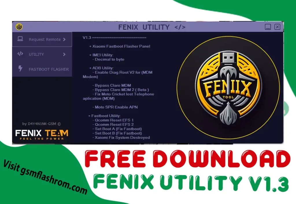 Free Android Repair Tool: FENIX UTILITY v1.3 Fixes Xiaomi, ADB & Fastboot Issues