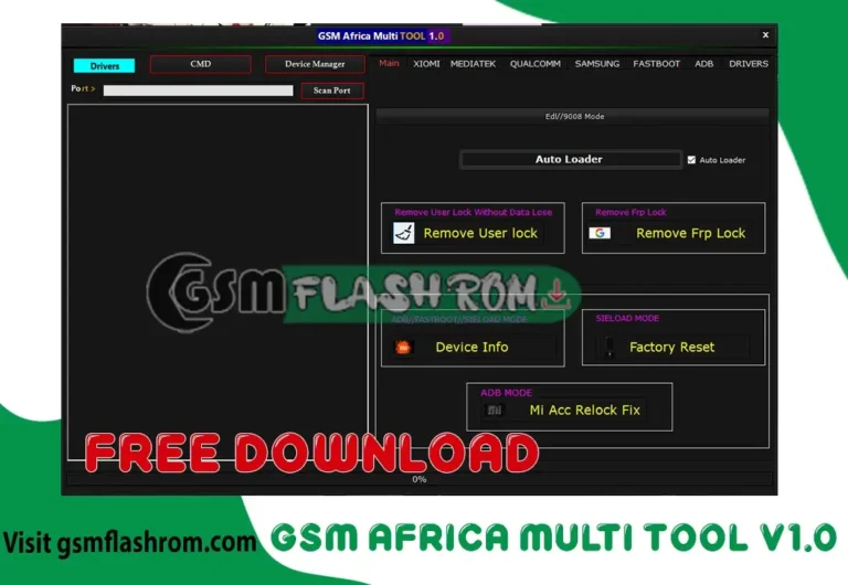 GSM Africa Multi Tool v1.0: Unlock Phones, Bypass FRP & More (Android Repair Tool)