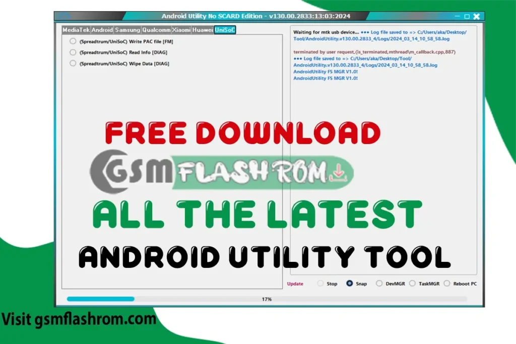 Android Utility Tool v130.00.2833