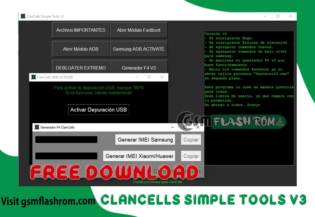 Download ClanCells Simple Tools v3 2024 Free GSM Latest Tool - The free GSM Tool for ClanCells Simple Tools v3 is the best small mobile tool support feature. Remove Screen Lock in ADB Mode Remove System Image ADB removes the APK apps. and Remove in ADB mode Samsung FRP and Screen Lock Fastboot can be factory reset and FRP reset. Reset the Support Removed FRP Screen […]