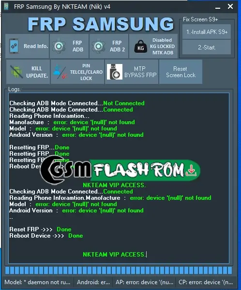 Feature 2024 Latest Samsung MTP and ADB FRP Remove Tool v4