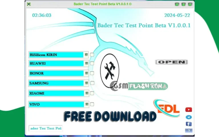 Bader Tec Test Point Beta v1.0.0.1 Unlock Repair Tools for Xiaomi, Samsung, Huawei, and More