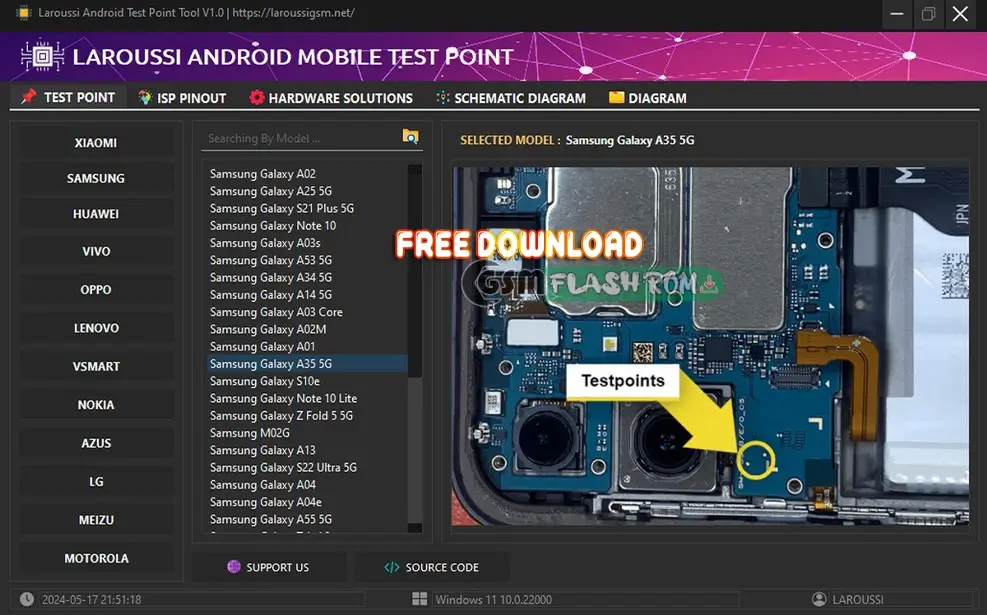 Laroussi Board Tool v1.0 Unlock Repairs for Xiaomi, Oppo, and vivo (Qualcomm, MTK) Phones