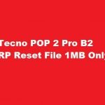 Tecno POP 2 Pro B2 FRP Lock reset