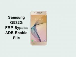 Samsung G532G Frp Reset