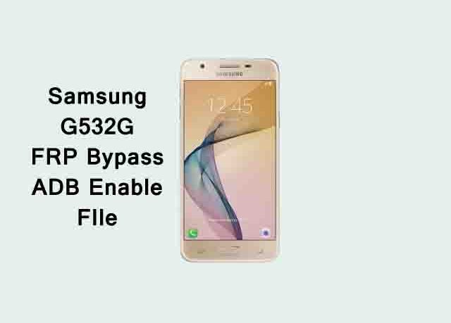 Samsung G532G Frp Reset