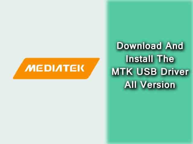 Download MTK Usb Driver