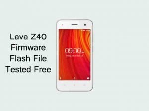 Lava Z40 Firmware Flash File Tested