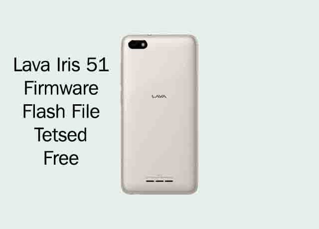 Lava Iris 51 Firmware Flash File