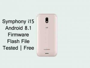Symphony i15 Firmware Flash File