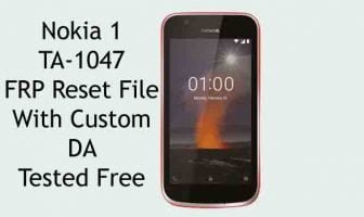 Nokia 1 TA-1047 8.1 FRP Reset File Tested | Free Nokia 1 TA-1047 FRP Bypass File