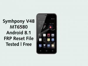 Symphony V48 FRP Reset File MT6580 Tested | Free