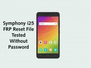 Symphony i25 FRP Reset File Tested | Free