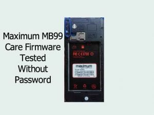 Maximum MB99 Firmware Flash File