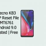 Tecno KB 3 FRP Reset File