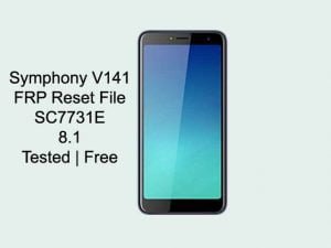 Symphony V141 FRP Reset File SC7731E 8.1 | Tested | Free