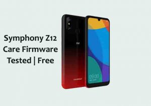 Symphony z12 Care Firmware Flash File